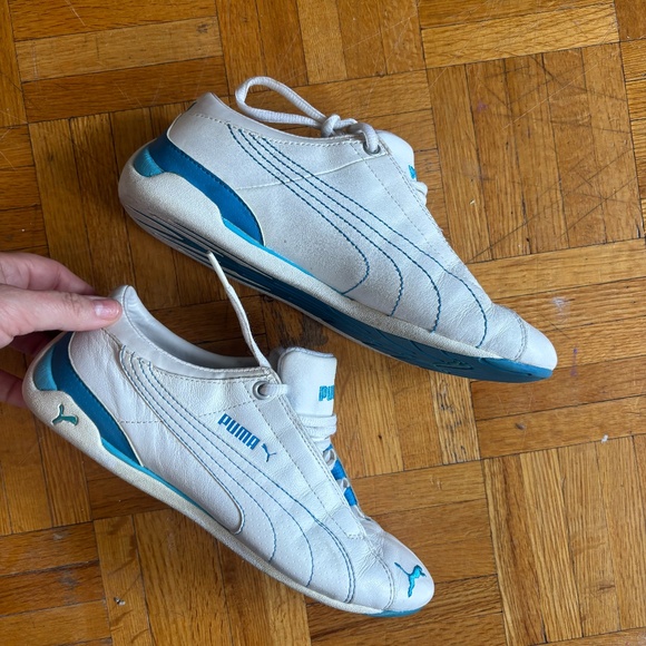 Y2k 90s white and blue puma - Perfect conditions * accepting offer - Picture 8 of 9